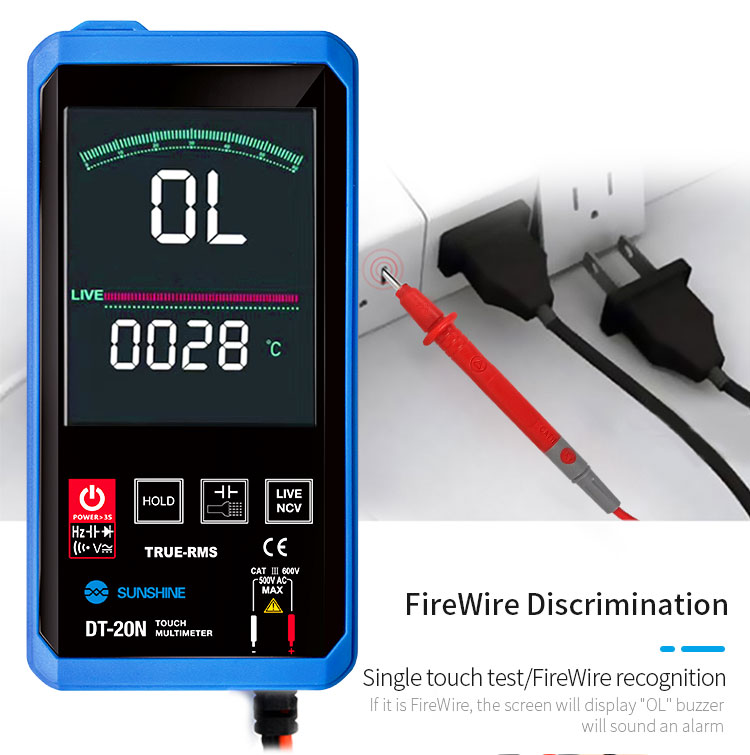 SUNSHINE DT-20N TOUCH MULTIMETER