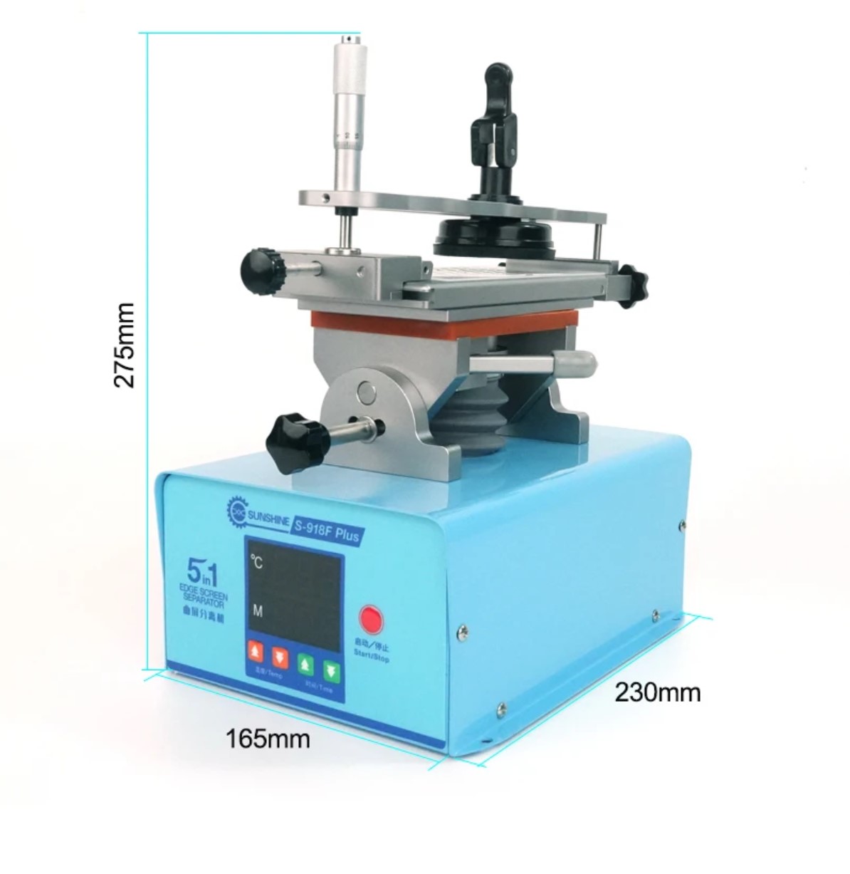 SUNSHINE S-918F PLUS 5 in 1 Edge Screen Separator