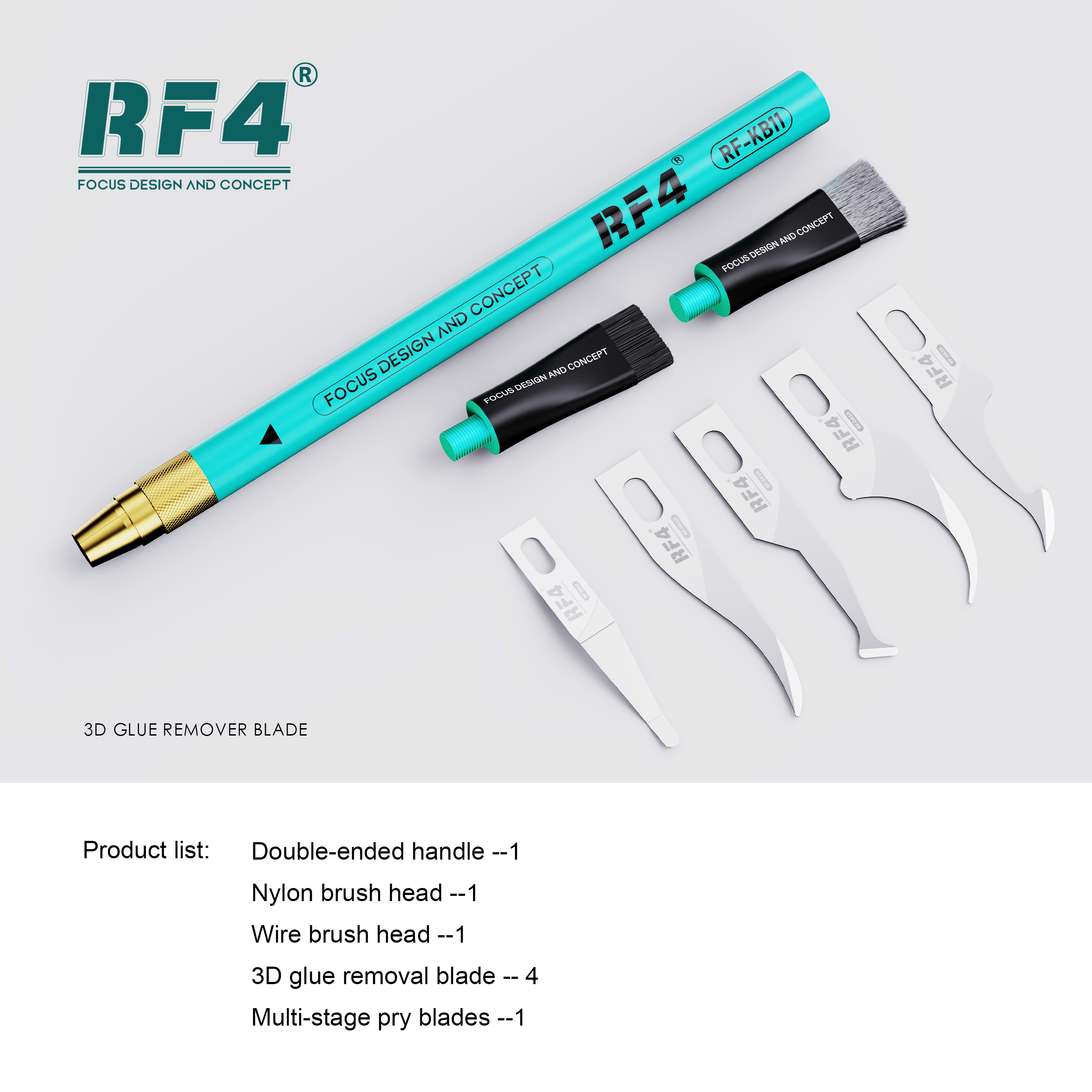 RF4 RF-KB11 Glue Remover Blade