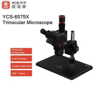 YCS-6575X Ultra HD Trinocular Microscope With Large Base